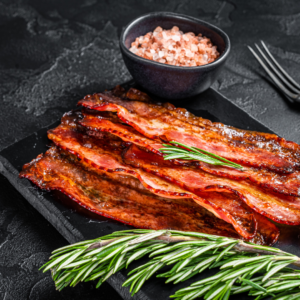 Dry Cured Rind On Bacon Smoked Streaky